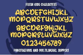 Fresh Kids - Fun Display Font