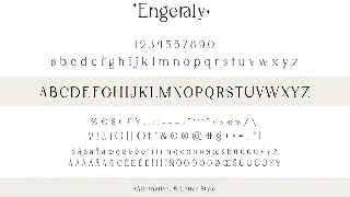 Engeraly Typeface font