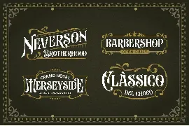 Beardsons - Layered Font