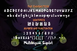 Spooky Bluest font