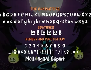 Spooky Bluest font