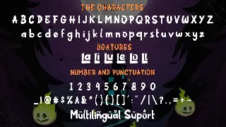 Spooky Bluest font