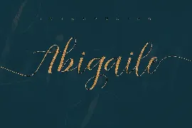 Abigaile Script Font