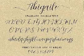 Abigaile Script Font