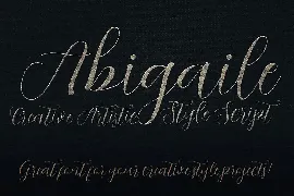 Abigaile Script Font