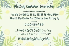 Melody Summer Funny Script Font