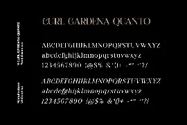 Gardena Quanto Serif Display Font Family