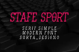 Stafe Sport Fonts