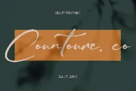 Contoursy Signature Font