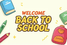 Baby School - Kids Fun Font