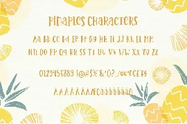 Pinaples font