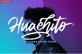 Hugehito Brush font