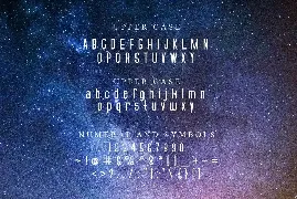 Space - Minimalis font