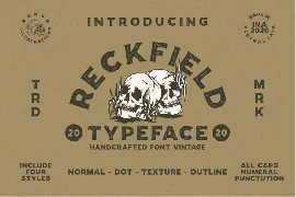 Reckfield font