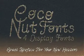 Coconut - Display Font