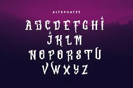 Unforgomen Blackletter Display Font