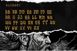 NORDIKS Metal Horror Blackletter Font