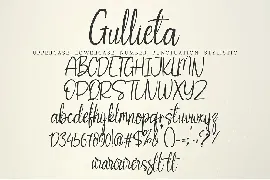 Gullieta font