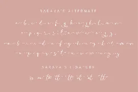 Saraya font