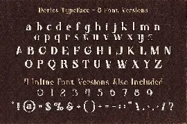 Dories - Display Font