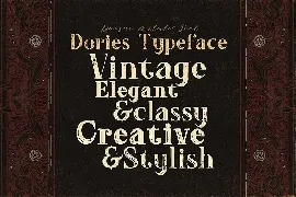 Dories - Display Font