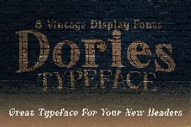 Dories - Display Font