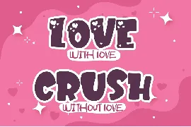 Love Crush font