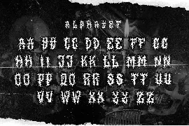 SALVOR Metal Horror Blackletter Font