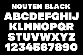 Nouten font