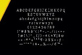 Marking First - Monoline Typewriter Font