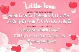 Little love - Lovely Font