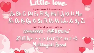 Little love - Lovely Font