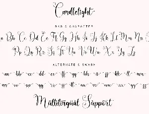 Candlelight Dinner font