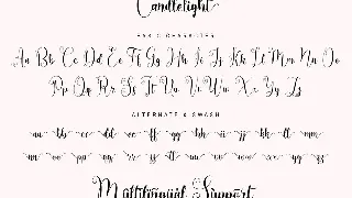 Candlelight Dinner font