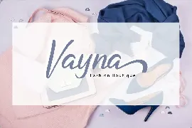 Vaynatte | Handwritten Script Font