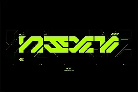 Aero Flux | Modern Cyber Mecha Font