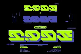 Aero Flux | Modern Cyber Mecha Font