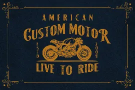 American Label font