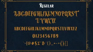 American Label font