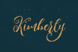 Kimberly Script Font