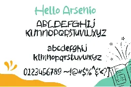 Hello Arsenio font