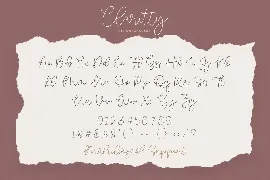 Claritty Handwritten Script Font TT