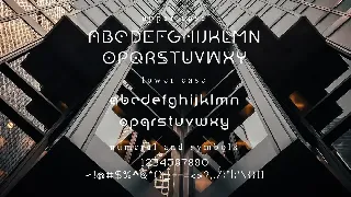 Matric8 - Geometric Font