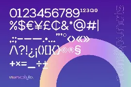 Versatylo Rounded - Logo Font