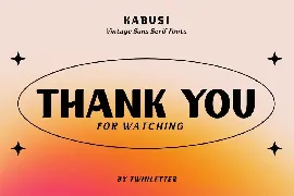 Kabusi font