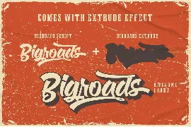 Bigroads Script font