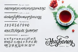 Hughoney font