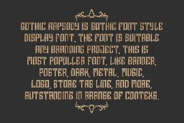 Gothic Rapsody - Blackletter Font