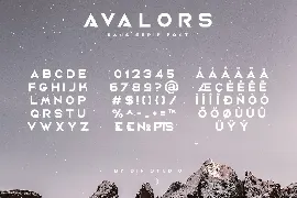 Avalors-Sans Serif Font