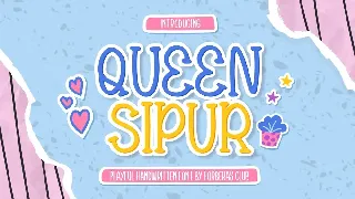 Queen Sipur font